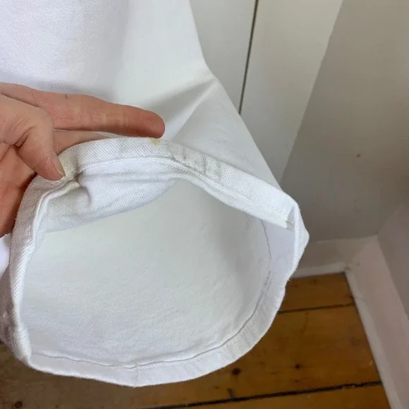 Old Navy The Sweetheart White Bootcut Jeans Womens 20 Reg Bridal Summer READ - Picture 3 of 12